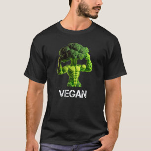 Vegan Broccoli Bodybuilder Clean Eating Weight Lif T-Shirt