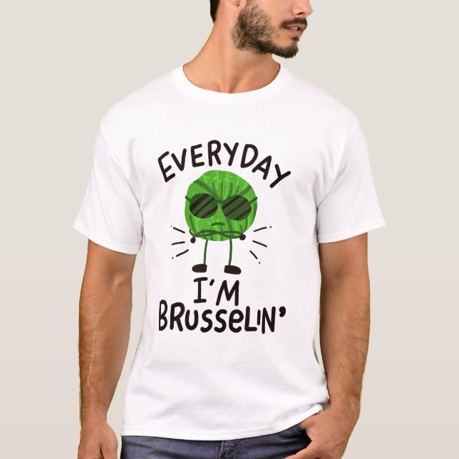 Vegan Brussels Sprouts T-Shirt (Front)