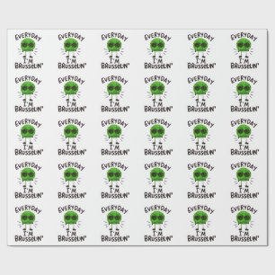 Vegan Brussels Sprouts Wrapping Paper