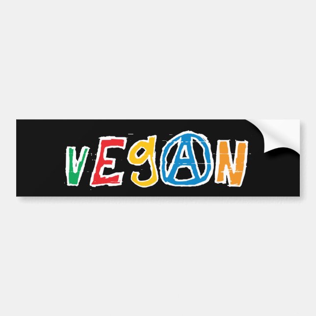 Vegan Bumper Sticker (Front)