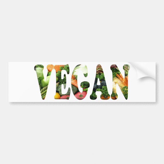 Vegan Bumper Sticker (Front)