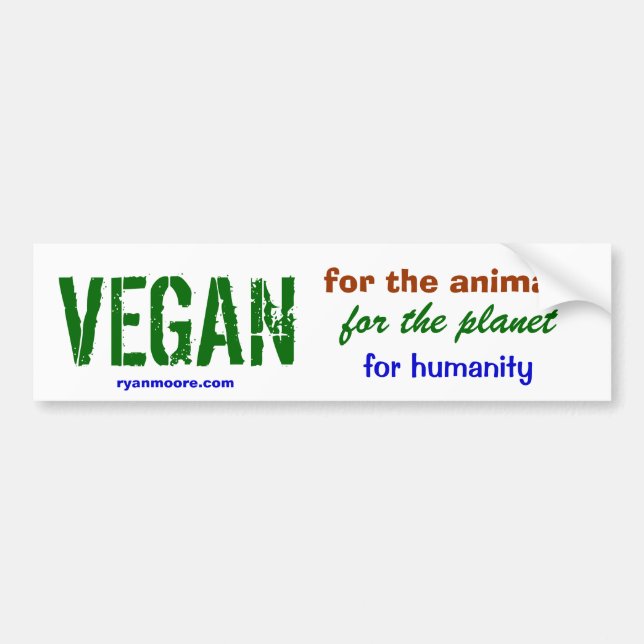 VEGAN BUMPER STICKER (Front)