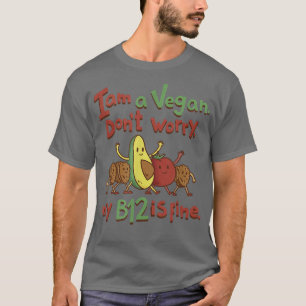 Vegan cartoon quote T-Shirt