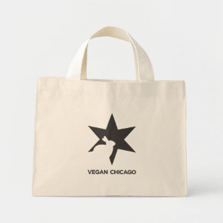 Vegan Chicago Standard Black & White on Bag