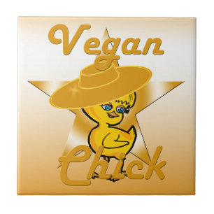 Vegan Chick #10 Tile