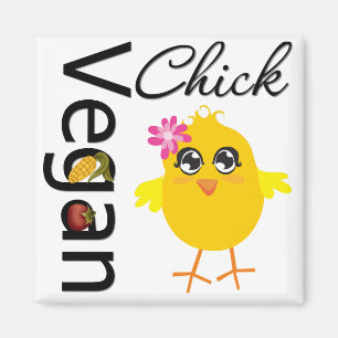 Vegan Chick Magnet