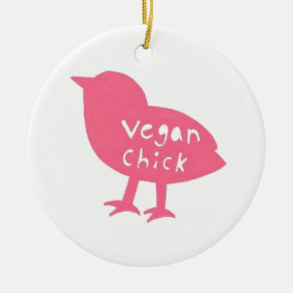 Vegan Chick Ornament