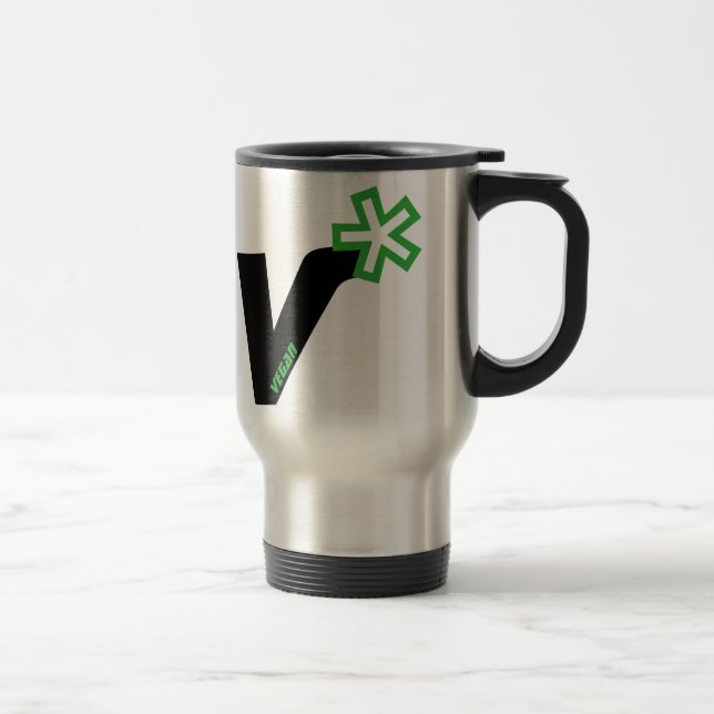 Vegan Coffee Travel  Mug (Right)