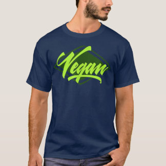 Vegan Cool Plant Based Diet Vegetarian  T-Shirt