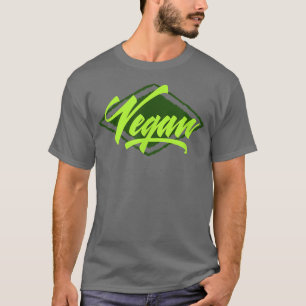 Vegan Cool Plant Based Diet Vegetarian T-Shirt