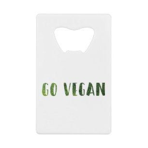 Vegan Credit Card Bottle Opener