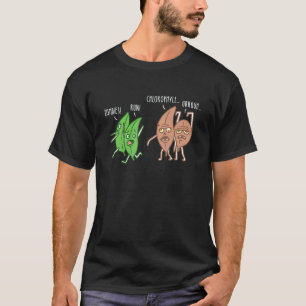 Vegan Cute Pun Zombies Plants Based Love Vegetaria T-Shirt