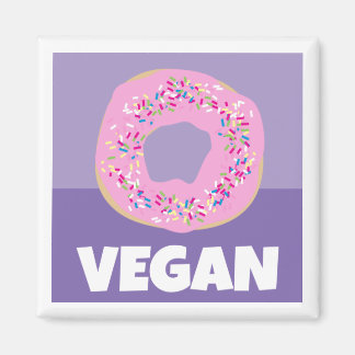 Vegan Doughnut Magnet
