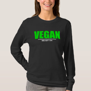 Vegan Fitness Gym Bodybuilding Motivation Training T-Shirt