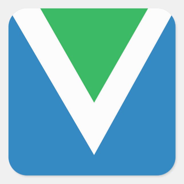 Vegan Flag stickers (set of 6) (Front)