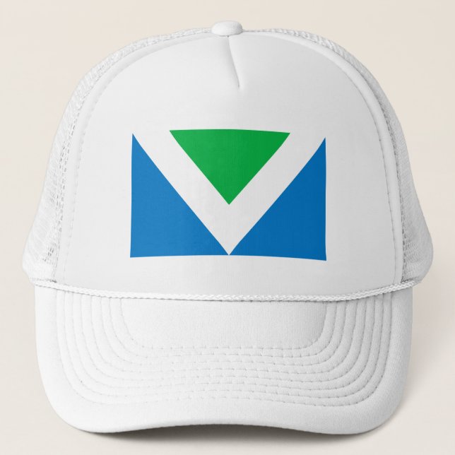 Vegan Flag  Trucker Hat (Front)