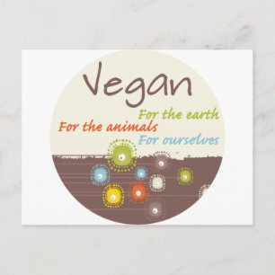 Vegan for a Reason Apparel and Gifts Postcard