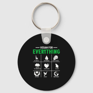 Vegan for everything - vegan vegetarian keychain
