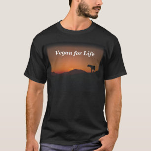 Vegan for Life (black) T-Shirt