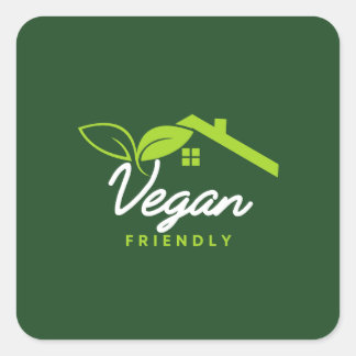 Vegan Friendly. Étiquette végétalien