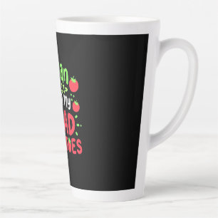 Vegan From My Head Tomatoes Latte Mug