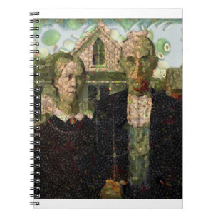 Vegan Gothic Fine Art Parody Notebook