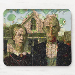 Vegan Gothic Fine Art Spoof Mouse Pad