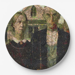 Vegan Gothic Fine Art Spoof Paper Plate