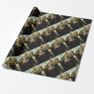 Vegan Gothic Fine Art Spoof Wrapping Paper