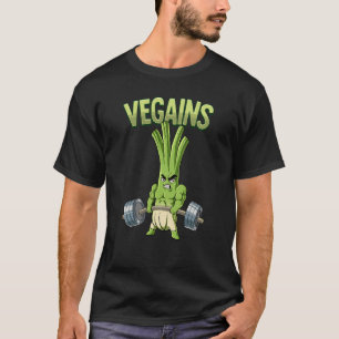 Vegan Gym Bodybuilding Vegains  1 T-Shirt