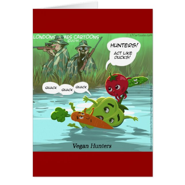 Vegan Hunters Funny (Front)
