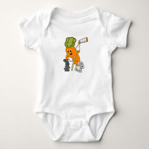Vegan Ice hockey Ice hockey stick Baby Bodysuit