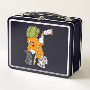 Vegan Ice hockey Ice hockey stick Metal Lunch Box