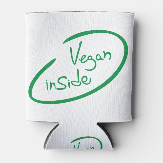 Vegan Inside Can Cooler (Front)