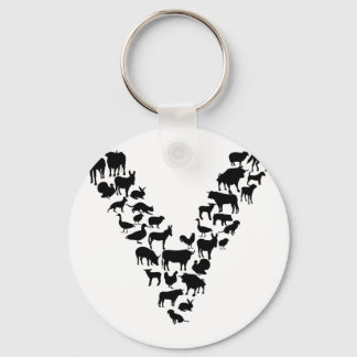 Vegan Keychain