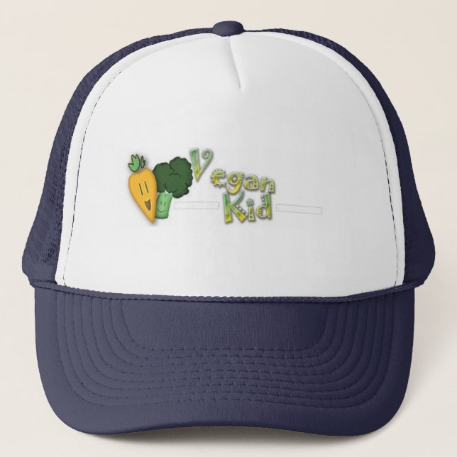 Vegan Kid Baseball Cap (Front)