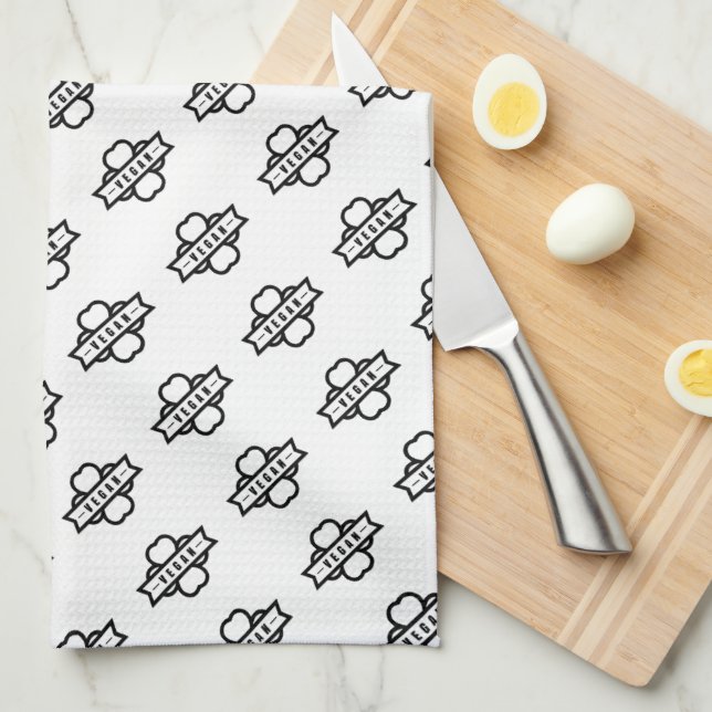 Vegan Kitchen Towel (Quarter Fold)