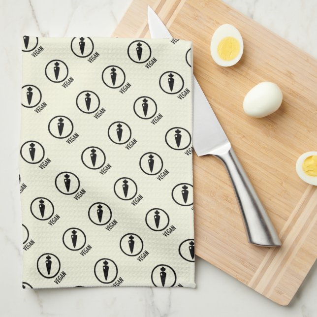 Vegan Kitchen Towel (Quarter Fold)