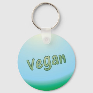 Vegan land keychain