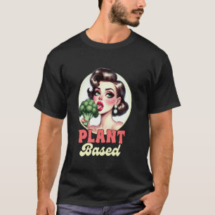 Vegan Life Vegetarian Broccoli Lover Veggies Plant T-Shirt