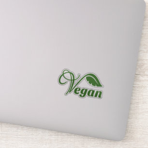 Vegan Logo Leaf