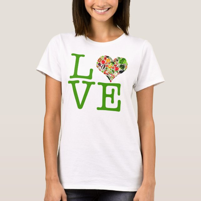 Vegan Love T-Shirt (Front)