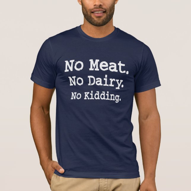 Vegan Message with Attitude T-Shirt (Front)