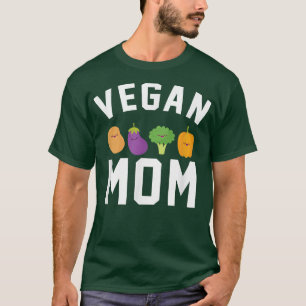 Vegan Mom Ethical Pro Vegan Kawaii Veggie Broccoli T-Shirt