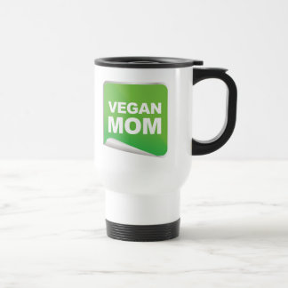 Vegan Mom Label Travel Mug