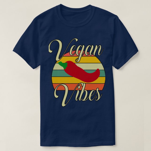Vegan Motif T-Shirt (Design Front)
