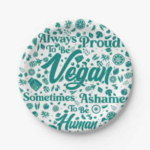 Vegan paper plates