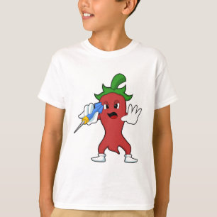 Vegan Pepper at Darts with Dart.PNG T-Shirt