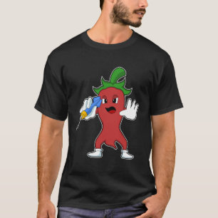 Vegan Pepper at Darts with Dart.PNG T-Shirt