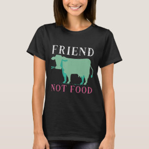 Vegan Plant Based Animal Lover Cow Pop Art T-Shirt